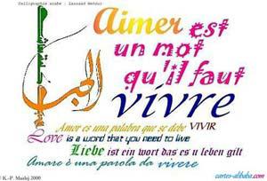 AIMER EST UN MOT