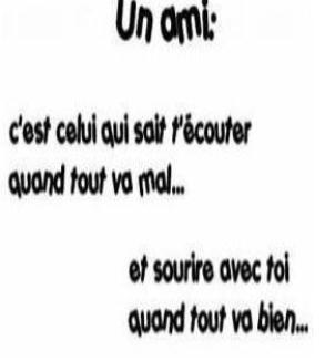 un ami c'est !